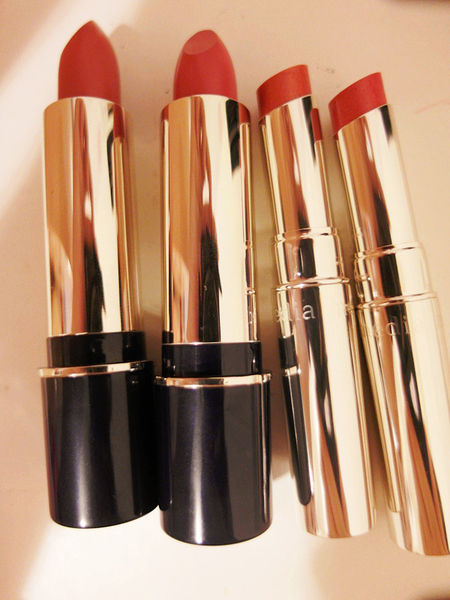 【media媚點】滋潤持久唇膏RS-25+RD-13晶透唇膏(PK-07+OR-05)