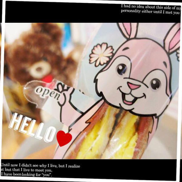 （Life日用品)♥【綠生活福利社】很可愛又超便利，一撕即開的側邊撕口三明治袋