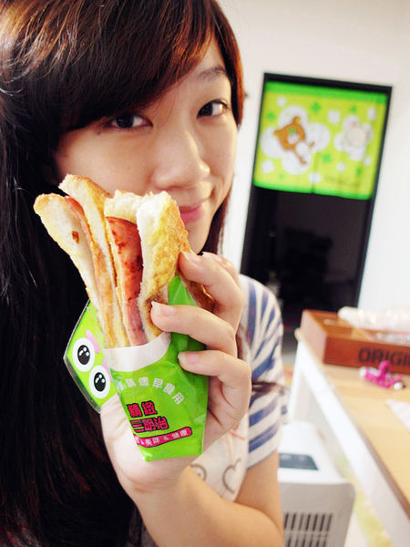 （Life日用品)♥【綠生活福利社】很可愛又超便利，一撕即開的側邊撕口三明治袋