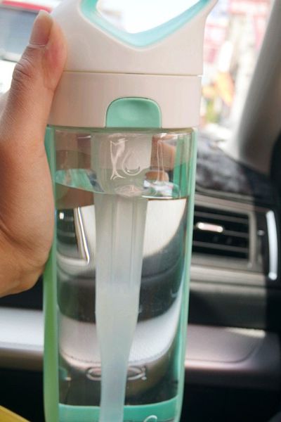 【美國KOR NAVA SPORT水瓶】攜帶方便,透明粉嫩,設計感,喝水也是時尚態度