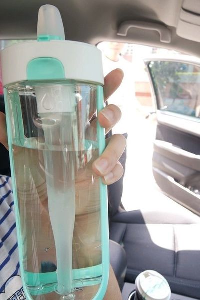 【美國KOR NAVA SPORT水瓶】攜帶方便,透明粉嫩,設計感,喝水也是時尚態度