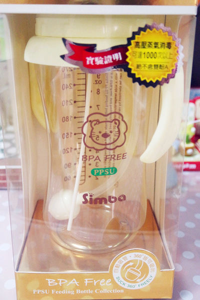 （幼兒日用品)♥媽咪們的最佳選擇【小獅王辛巴PPSU自動把手寬口雙凹中奶瓶】本土安心品牌