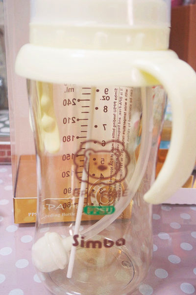 （幼兒日用品)♥媽咪們的最佳選擇【小獅王辛巴PPSU自動把手寬口雙凹中奶瓶】本土安心品牌