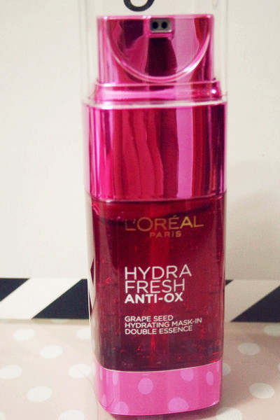 (保養分享)♥【巴黎萊雅水清新葡萄籽雙重活膚保濕精華】滋潤肌膚，粉嫩你的臉色