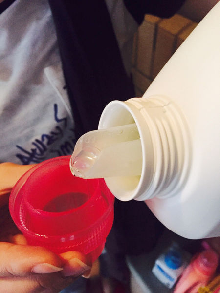 3M也有出洗衣精,讓外子以為我買了水果葡萄柚的〔天然酵素葡萄柚香氛濃縮洗衣精〕