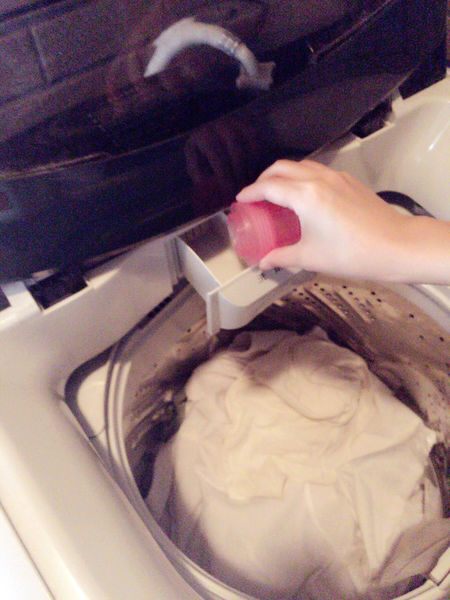 3M也有出洗衣精,讓外子以為我買了水果葡萄柚的〔天然酵素葡萄柚香氛濃縮洗衣精〕