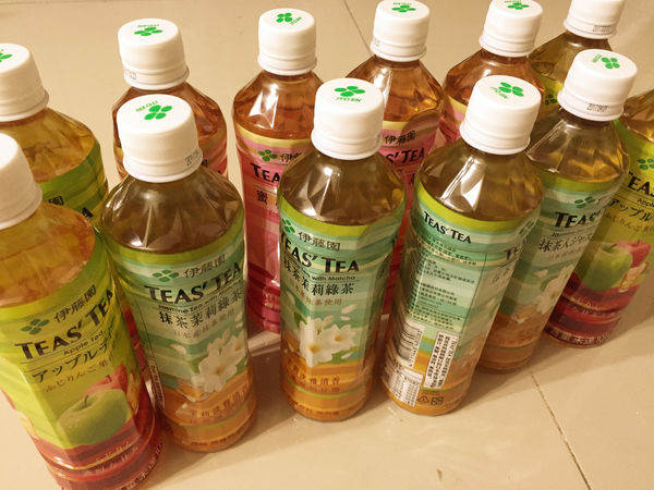 爽口甘甜都有的[日商沖繩伊藤園〕不苦澀抹茶茉莉綠茶,果香蘋果紅茶,蜜桃紅茶