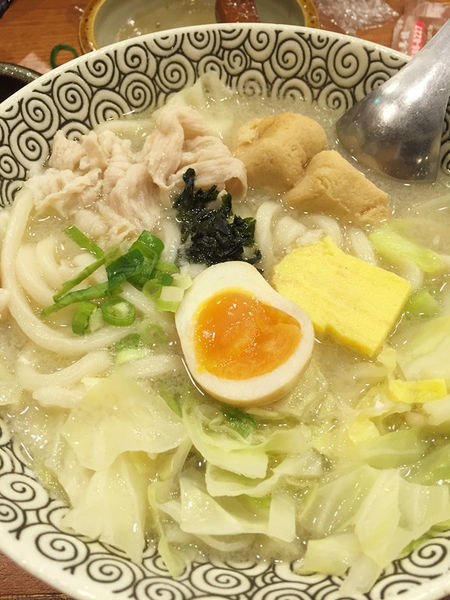 （FoOd桃園)♥湯頭很清淡麵條很Q彈整碗湯都可以喝光光的[三禾手打麵]