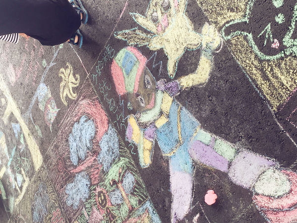 (活動分享)♥【ㄧㄚ馬路塗鴉趣】可拉進親子關係和企業的在地回饋實施的文創公益活動