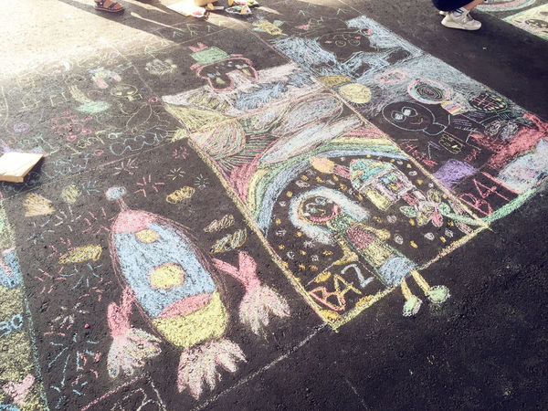 (活動分享)♥【ㄧㄚ馬路塗鴉趣】可拉進親子關係和企業的在地回饋實施的文創公益活動