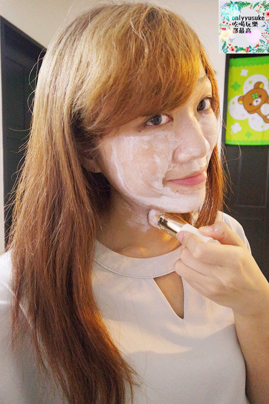 保養分享【LSY林三益】臉部清潔更省時的淨顏刷，不沾手小魔刷，好一個敷面膜的好幫手