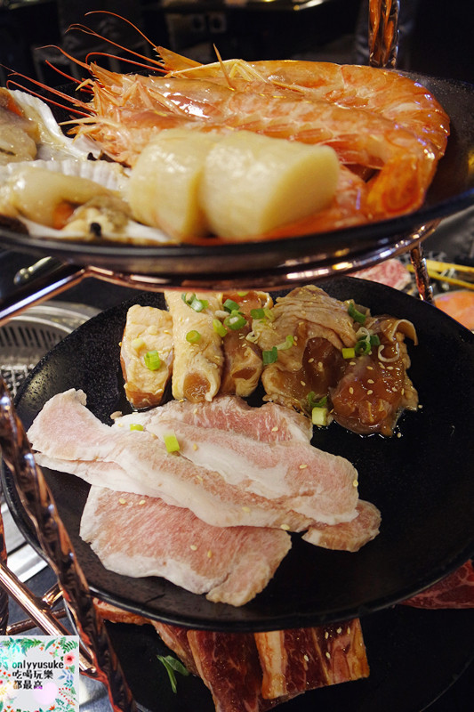 FoOd桃園[御燒原味無煙燒烤]頂級又美味的吃到飽饗宴，海鮮肉品超澎拜