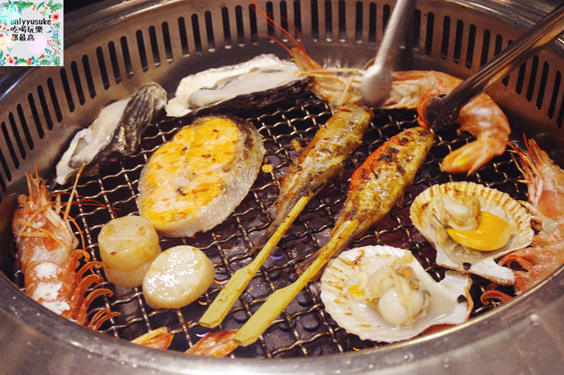 FoOd桃園[御燒原味無煙燒烤]頂級又美味的吃到飽饗宴，海鮮肉品超澎拜