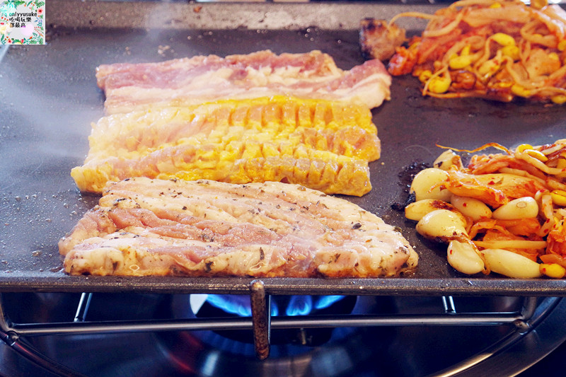 FOOD桃園【韓國第一品牌八色烤肉桃園二號店】桌烤,多口味厚實五花肉滿足想大口吃肉的慾望