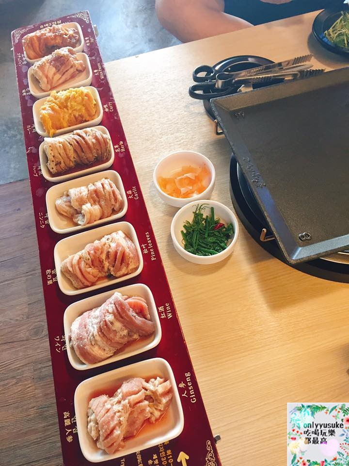 FOOD桃園【韓國第一品牌八色烤肉桃園二號店】桌烤,多口味厚實五花肉滿足想大口吃肉的慾望
