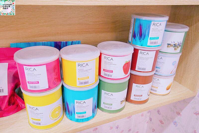 【睫毛娃娃】台中南屯熱蠟除毛推薦,義大利頂級護膚品牌RICA不咬肌吸附力