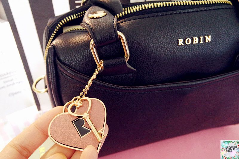 【Robin May愛戀鎖心-蜜糖波士頓包】台灣嚴選質感時尚包,好穿搭,多背法