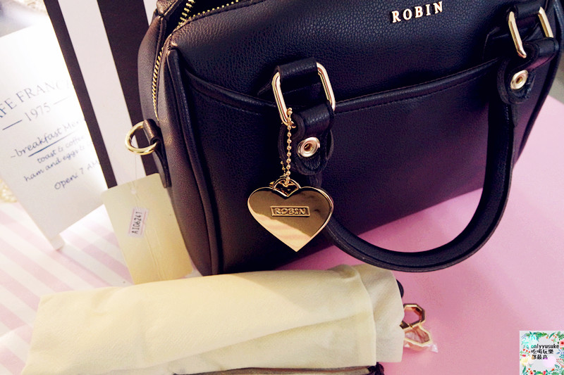 【Robin May愛戀鎖心-蜜糖波士頓包】台灣嚴選質感時尚包,好穿搭,多背法