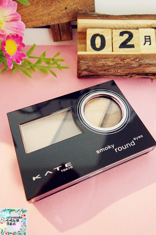 美妝分享【KATE微熏光暈眼影】一指畫圓輕鬆變圓潤立體大眼