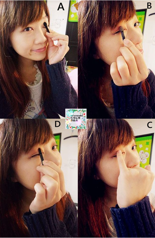 美妝分享【KATE微熏光暈眼影】一指畫圓輕鬆變圓潤立體大眼