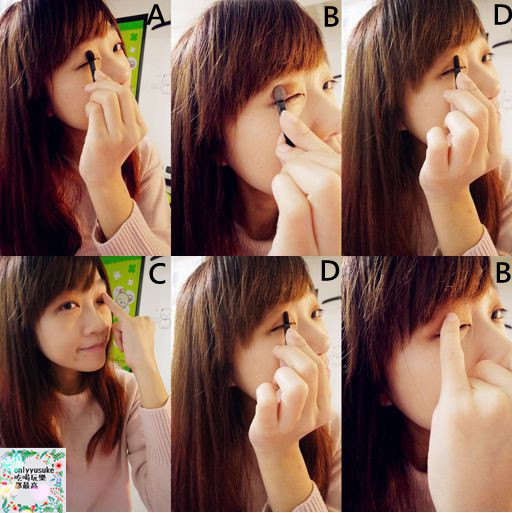 美妝分享【KATE微熏光暈眼影】一指畫圓輕鬆變圓潤立體大眼