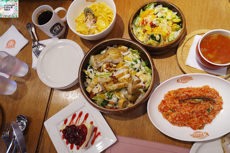 【CAMPUS CAFE-台中廣三SOGO店】大份量美式餐廳,休閒歡樂氛圍享受美味