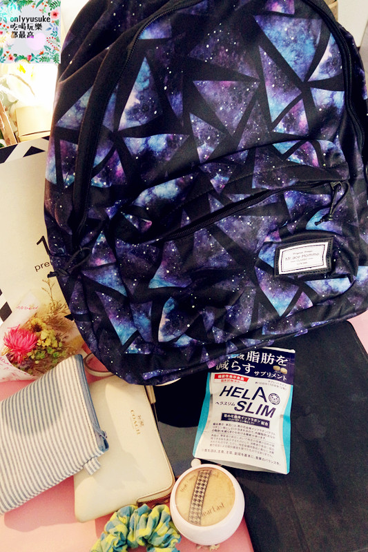 美包分享♥【HC STORE防水後背包】夢幻渲染美觀大方實用,日常也活潑亮麗的穿搭配件