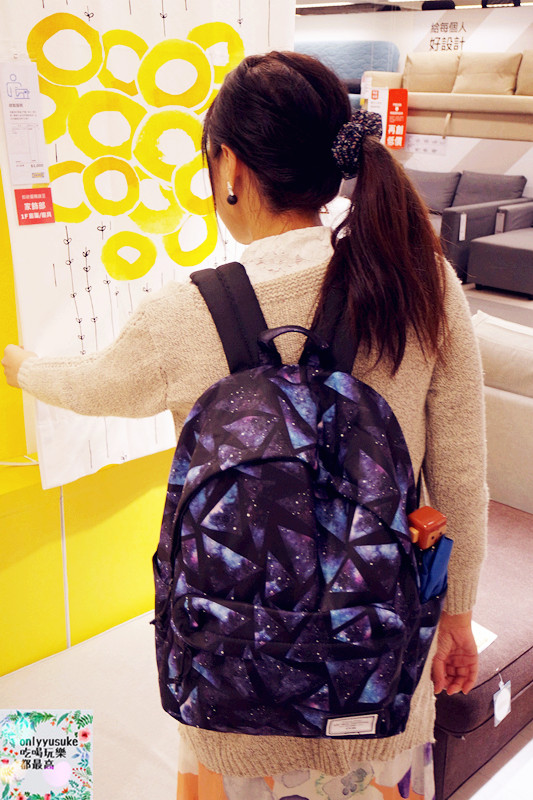 美包分享♥【HC STORE防水後背包】夢幻渲染美觀大方實用,日常也活潑亮麗的穿搭配件