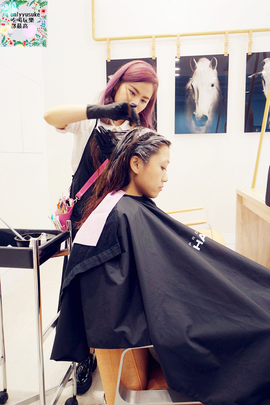 台中北區美髮【Happy hair漢口店】出國姊妹大變色,新髮色,推UNI&SUN