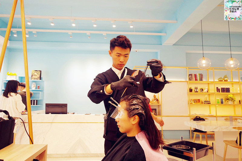 台中北區美髮【Happy hair漢口店】出國姊妹大變色,新髮色,推UNI&SUN