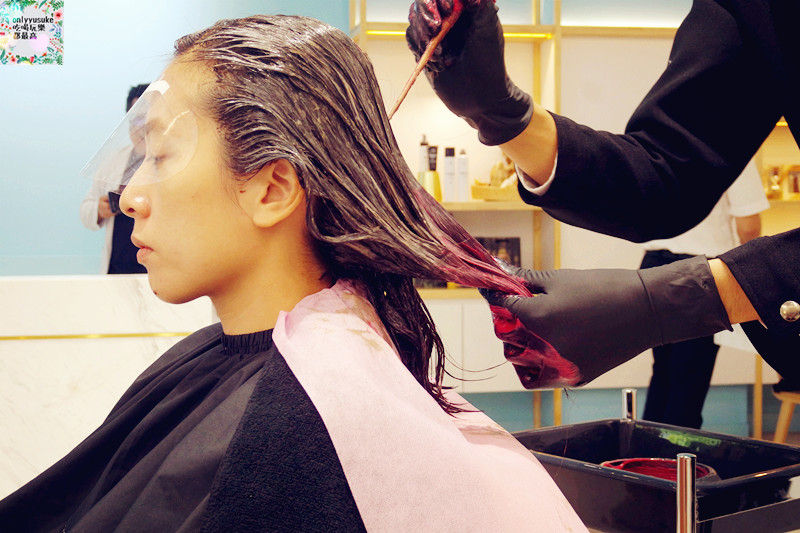 台中北區美髮【Happy hair漢口店】出國姊妹大變色,新髮色,推UNI&SUN