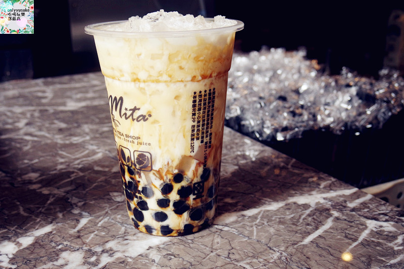 FoOd桃園美食【米塔黑糖飲品專賣中壢sogo店】黃色黑糖旋風席捲而來,最夯的黑糖飲品