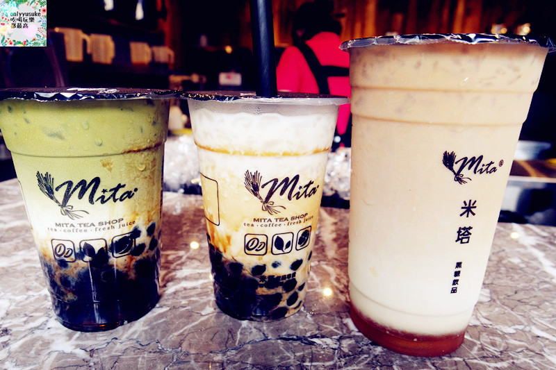 FoOd桃園美食【米塔黑糖飲品專賣中壢sogo店】黃色黑糖旋風席捲而來,最夯的黑糖飲品