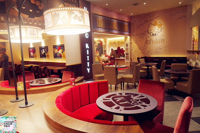 【Hello Kitty Red Carpet美式餐廳】可愛療癒餐點,kitty迷必衝