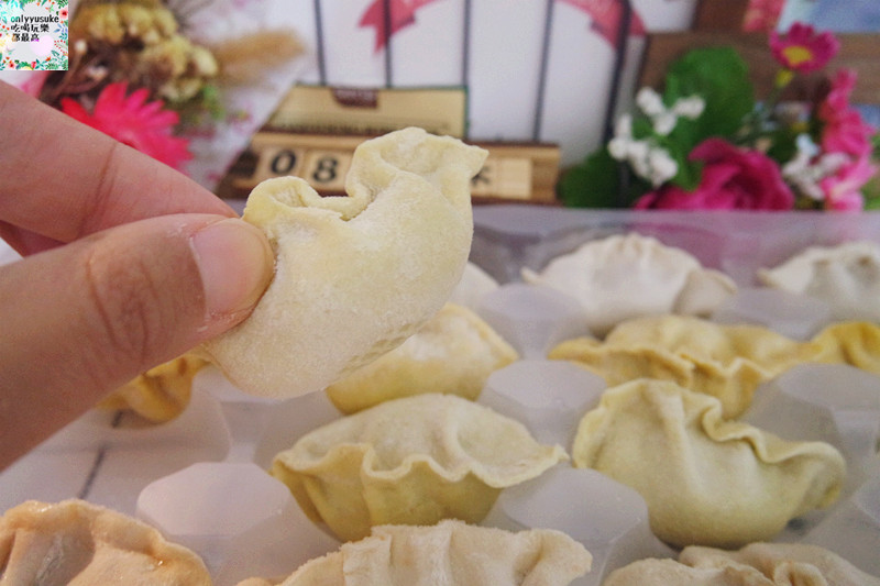 宅配美食【KAWA巧活食品】水餃美味,素食水餃塔香杏鮑菇彈牙上癮