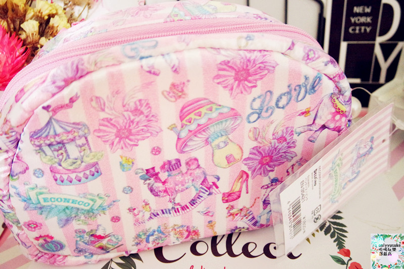 夢幻分享【ECONECO繪子貓】夢幻化妝包,療癒系文具組,極度夢幻代表