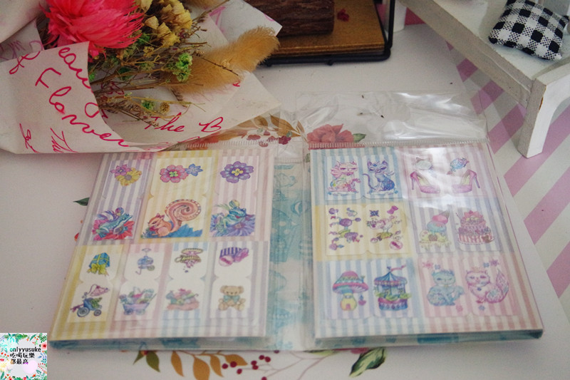 夢幻分享【ECONECO繪子貓】夢幻化妝包,療癒系文具組,極度夢幻代表