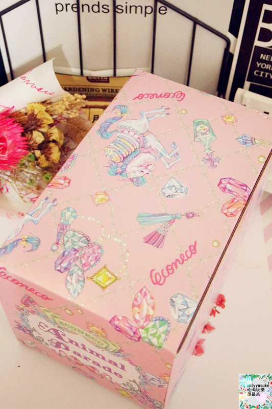 夢幻分享【ECONECO繪子貓】夢幻化妝包,療癒系文具組,極度夢幻代表