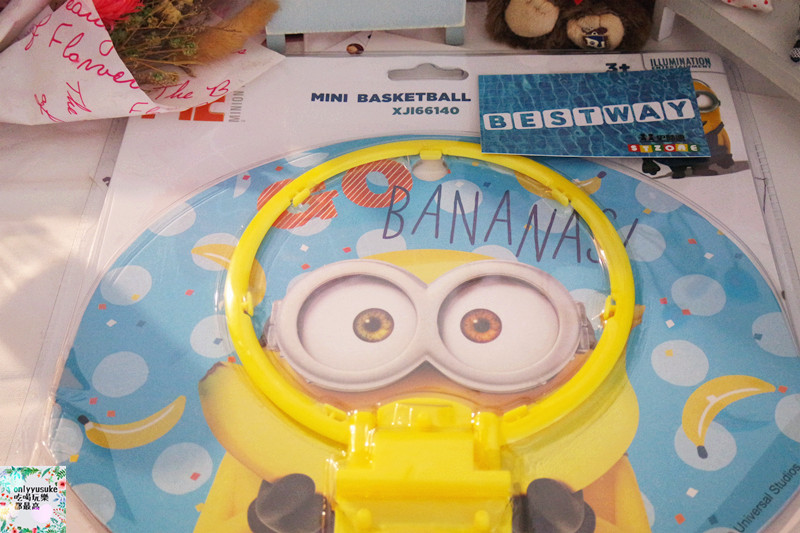 【 Minions神偷奶爸迷你籃球組】空污對抗,家裡也是籃球場,史酷迪STZONE