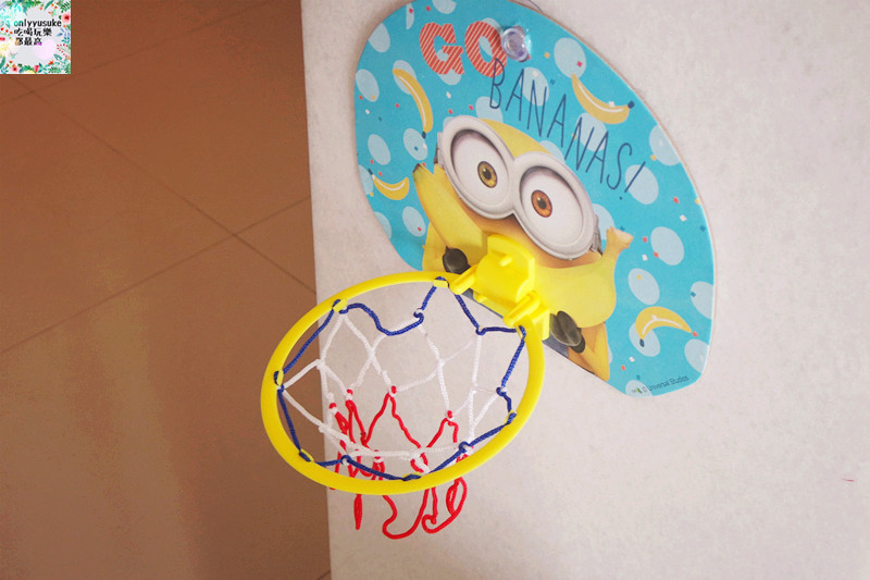【 Minions神偷奶爸迷你籃球組】空污對抗,家裡也是籃球場,史酷迪STZONE