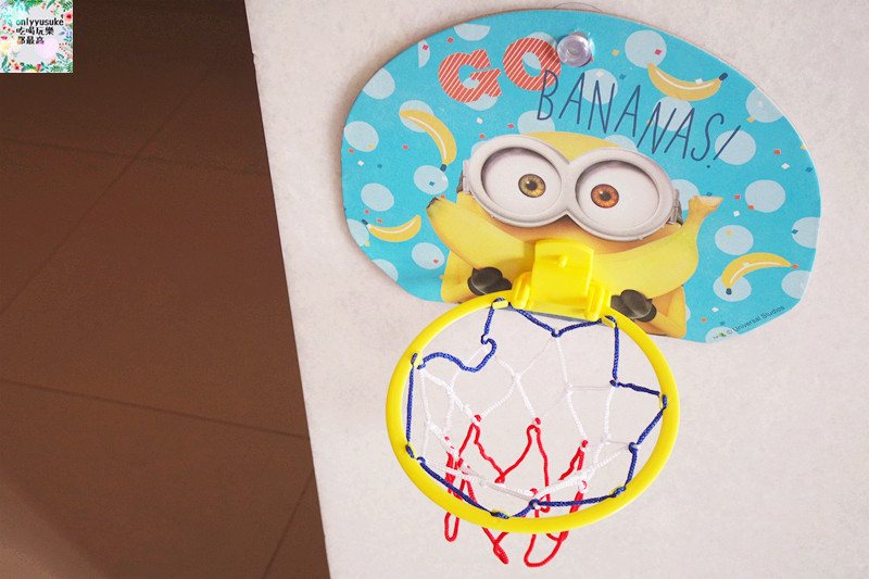 【 Minions神偷奶爸迷你籃球組】空污對抗,家裡也是籃球場,史酷迪STZONE