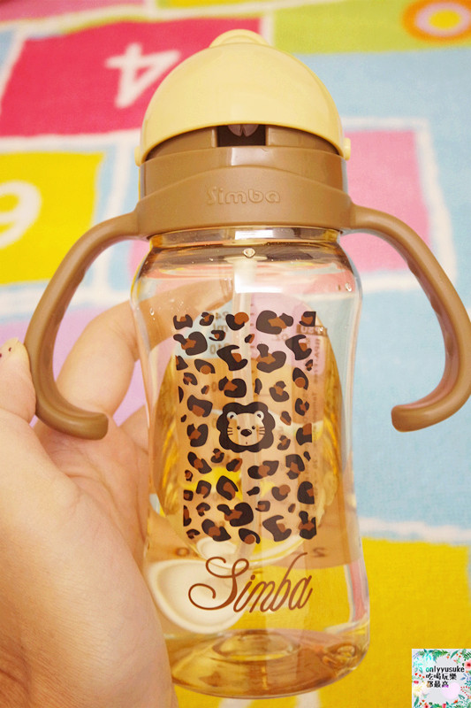 幼兒日用品【小獅王辛巴PPSU自動把手滑蓋杯】超方便又可愛,給你家寶貝360°好吸吮