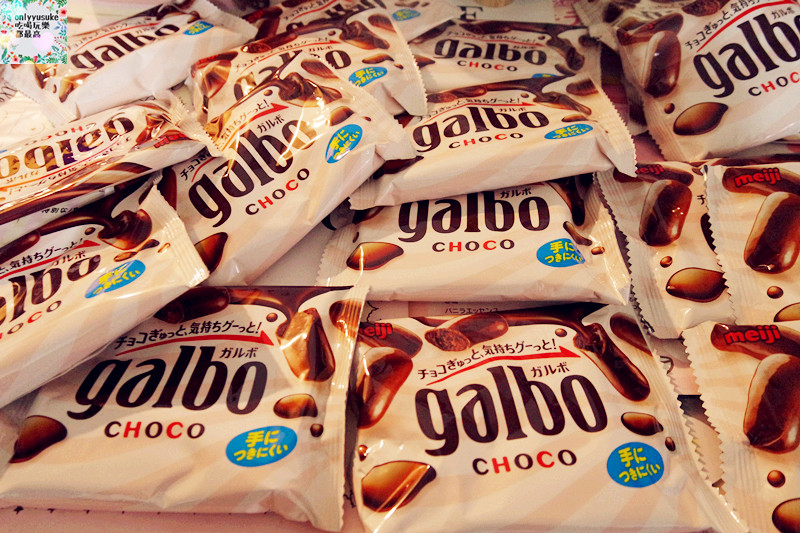 宅配美食【日本明治Galbo巧酥夾餡牛奶巧克力】酥脆濃郁巧克力多層次口感