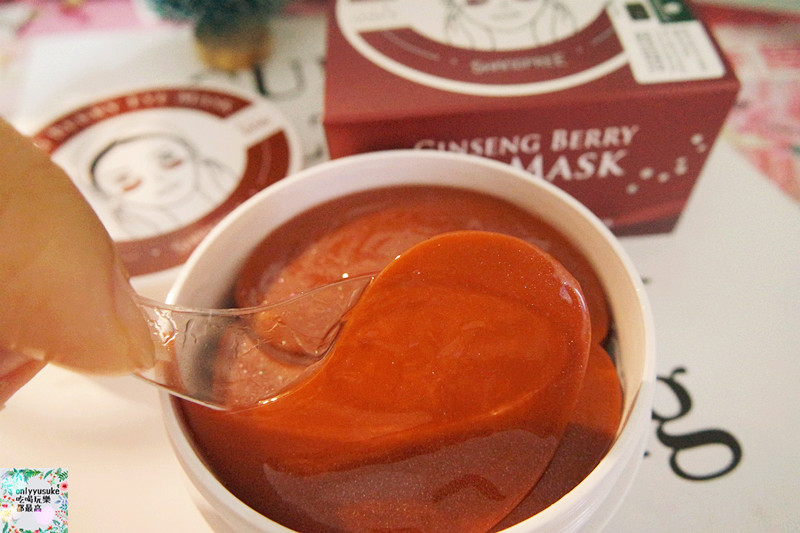 韓國【Shangpree 香蒲麗人參果修復眼膜】感受滋潤感,想敷哪裡就敷哪裡