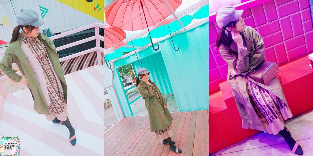 【inooknit交叉帶條樂福鞋】超特別數位針織,柔軟舒適透氣,搶眼拼色時尚