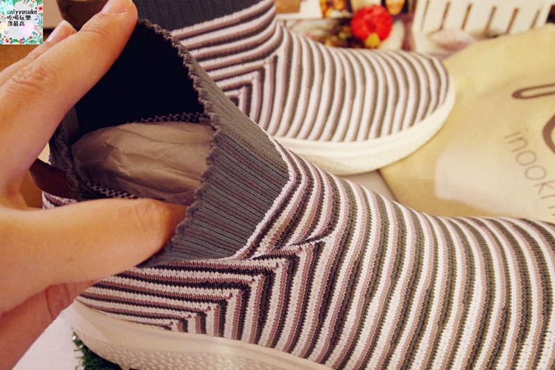 美鞋分享♥【inooknit】好喜歡他們家的地層線中筒襪鞋,輕鬆穿出自我流行感
