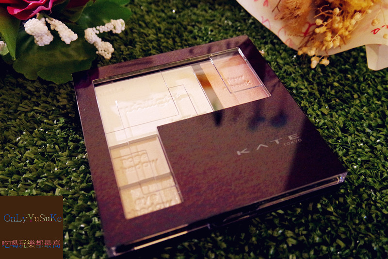 美妝分享【KATE光雕立體修容盤】日本凱婷,今年必入手的倒三角修容法,打亮修容一盤搞定