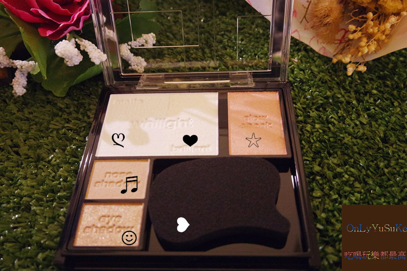 美妝分享【KATE光雕立體修容盤】日本凱婷,今年必入手的倒三角修容法,打亮修容一盤搞定