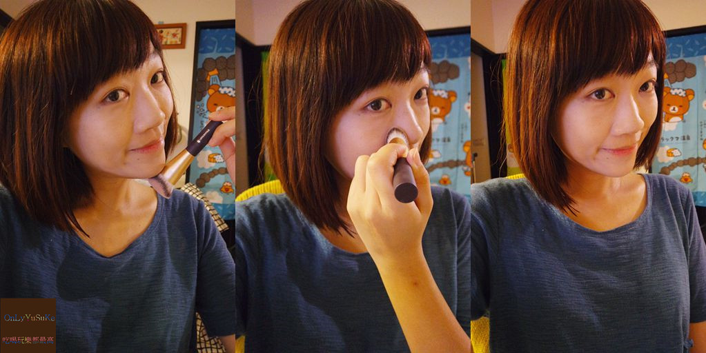 【LSY林三益雙斜面粉底刷】斜角粉底刷省粉底量,快速上妝能修容的神器