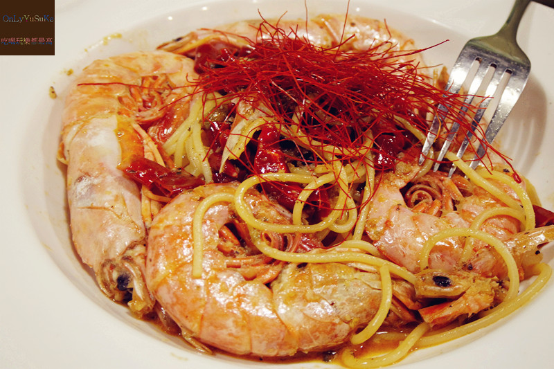 FoOd台北【榕屋Pasta】主廚香煎蒜味大蝦麵好好吃,cp值高的義大利麵餐廳